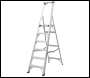 Sealey AXL6 Industrial Step Ladder 6-Tread Aluminium - EN 131