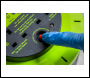 Sealey BCR10G 10m Cassette Type Cable Reel with Thermal Trip 2 x 230V & 2 x USB - Hi-Vis Green