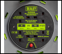Sealey BCR25G 25m Cable Reel with Thermal Trip 4 x 230V - Hi-Vis Green