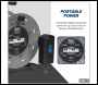 Sealey BCR25RCD 25m Cable Reel with Thermal Trip & RCD Plug 4 x 230V