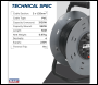Sealey BCR50 50m Cable Reel with Thermal Trip 4 x 230V