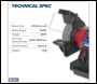 Sealey BG150WVS 150mm Bench Grinder with Variable Speed 250W/230V