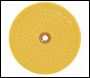 Sealey BG200BWC 200 x 16mm Buffing Wheel 16mm Bore - Coarse