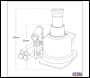 Sealey BJ10LE Low Profile Telescopic Bottle Jack 10 Tonne