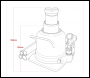 Sealey BJ20LE Low Profile Telescopic Bottle Jack 20 Tonne