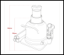 Sealey BJ20LE Low Profile Telescopic Bottle Jack 20 Tonne