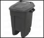 Sealey BM100 Refuse/Wheelie Bin 100L - Black