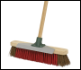 Sealey BM16SC Heavy-Duty Stiff/Hard Bristle Broom with Scraper 16 inch (405mm)