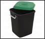 Sealey BM50G Refuse/Storage Bin 50L - Green