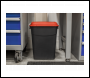 Sealey BM50R Refuse/Storage Bin 50L - Red