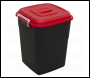 Sealey BM50R Refuse/Storage Bin 50L - Red