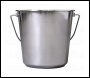 Sealey BM8L Stainless Steel Bucket 12L