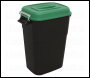 Sealey BM95G Refuse/Storage Bin 95L - Green