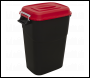 Sealey BM95R Refuse/Storage Bin 95L - Red