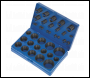 Sealey BOR407 Rubber O-Ring Assortment 407pc - Imperial
