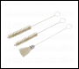 Sealey BSGC/3 Spray Gun Cleaning Brush Set 3pc