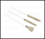 Sealey BSGC/3 Spray Gun Cleaning Brush Set 3pc