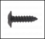Sealey BST3513 Self-Tapping Screw 3.5 x 13mm Flanged Head Black Pozi Pack of 100