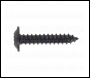 Sealey BST3519 Self-Tapping Screw 3.5 x 19mm Flanged Head Black Pozi Pack of 100