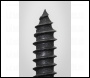 Sealey BST4225 Self-Tapping Pozi Flanged Head Screw 4.2 x 25mm, Black - Pack of 100