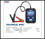 Sealey BT2011 Digital Start/Stop Battery & Alternator/Starter Tester 12/24V