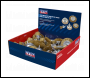 Sealey BWBS40DB Crimped Wire Brushes Assorted Sizes - Display Box of 40