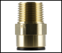 Sealey CAS15BSA Speedfit® Brass Straight Adaptor 15mm x 1/2 inch BSPT