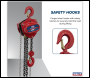 Sealey CB2000 3m Chain Block 2 Tonne