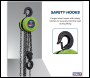 Sealey CB2000E 2.5m Chain Block 2 Tonne