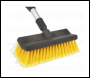 Sealey CC50 Large Angled Flo-Thru Brush with 1.7m Telescopic Handle