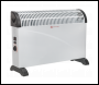 Sealey CD2005T Convector Heater 2000W 3 Heat Settings Thermostat Turbo Fan