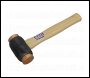Sealey CFH04 Copper Faced Hammer 4.3lb Hickory Shaft