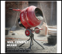 Sealey CMX160 160L Cement Mixer with Stand 650W