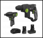 Sealey CP108VCOMBO4 2 x SV10.8 Series Cordless Power Tool Kit 10.8V - 2 Batteries