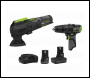 Sealey CP108VCOMBO5 2 x SV10.8 Series Cordless Power Tool Kit 10.8V - 2 Batteries