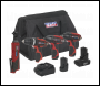 Sealey CP1200COMBO 4 x 12V SV12 Series Cordless Power Tool Combo Kit