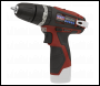 Sealey CP1201KIT SV12 Series 10mm Cordless Combi Drill Kit 12V 1.5Ah - 2 Batteries