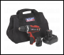 Sealey CP1201KIT SV12 Series 10mm Cordless Combi Drill Kit 12V 1.5Ah - 2 Batteries