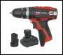 Sealey CP1201KIT Combi Drill Kit Ø10mm 12V SV12 Series - 2 Batteries