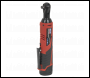 Sealey CP1202 SV12 Series 3/8 inch Sq Drive Cordless Ratchet Wrench 12V - Body Only