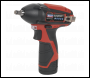 Sealey CP1204 SV12 Series 3/8 inch Sq Drive Cordless Impact Wrench 12V - Body Only