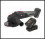 Sealey CP20VAGXKIT1 Premier SV20 Series 115mm Brushless Cordless Angle Grinder Kit 20V 4Ah