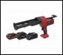 Sealey CP20VCGKIT SV20 Series 310ml Cordless Caulking Gun Kit 20V - 2 Batteries