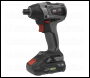 Sealey CP20VIDX Premier SV20 Series 1/4 inch Hex Brushless Cordless Impact Driver 20V - Body Only