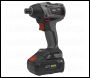 Sealey CP20VIDX Premier SV20 Series 1/4 inch Hex Brushless Cordless Impact Driver 20V - Body Only