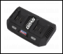 Sealey CP20VMC2 SV20 Series Fast Charge Dual Battery Charger 20V