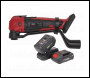 Sealey CP20VMTKIT SV20 Series Cordless Oscillating Multi-Tool Kit 20V - 2 Batteries