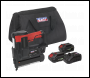 Sealey CP20VNGKIT Cordless Staple/Nail Gun Kit 18G 20V SV20 Series - 2 Batteries