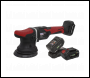 Sealey CP20VOPKIT2 Premier SV20 Series 125mm Cordless Orbital Polisher Kit 20V 4Ah - 2 Batteries