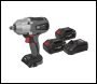 Sealey CP20VPIWKIT Premier SV20 Series 1/2 inch Sq Drive Brushless Cordless Impact Wrench Kit 20V 4Ah - 2 Batteries